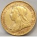 AUSTRALIA 1895 . ONE 1 SOVEREIGN . MELBOURNE . GOLD